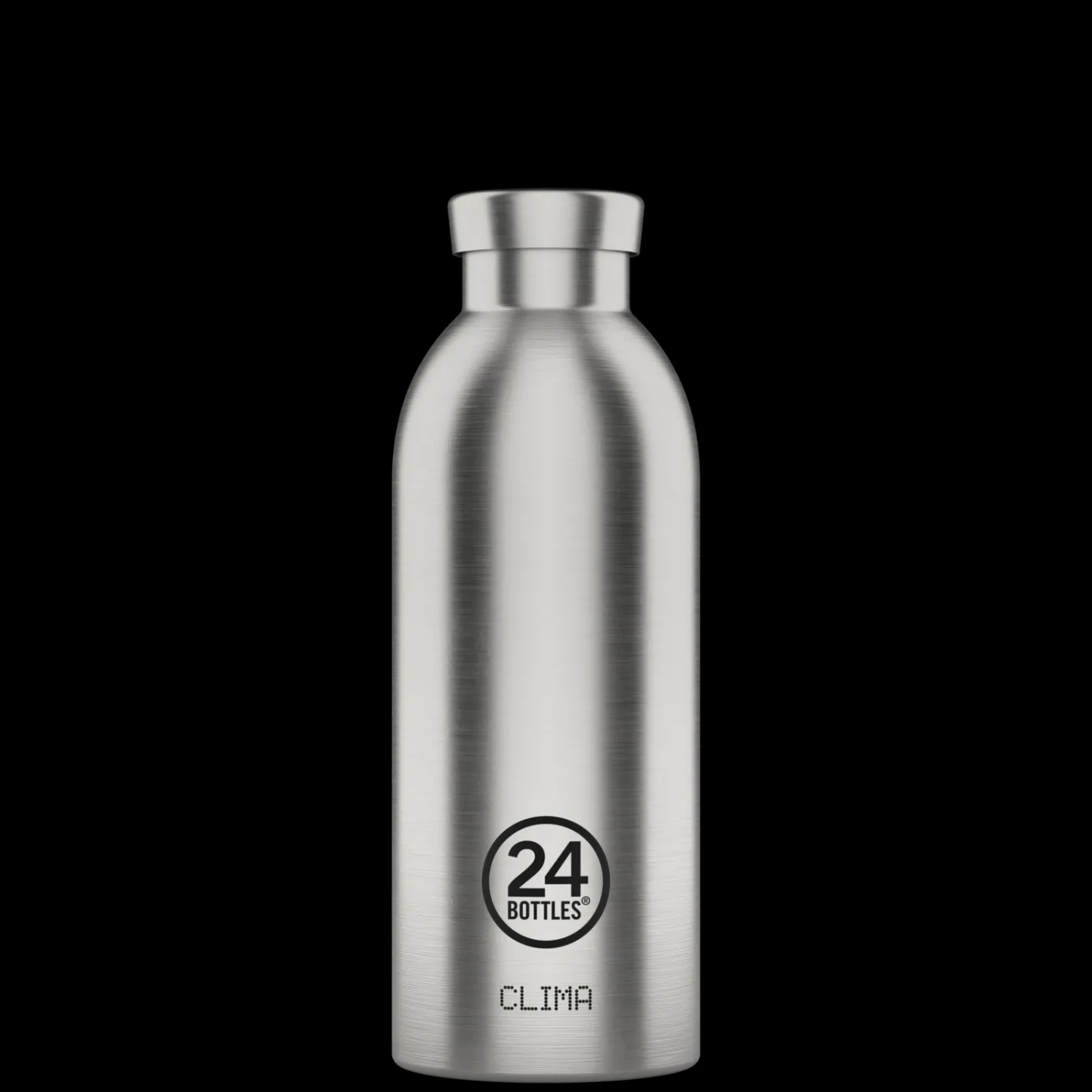 Brushed Steel 500 ml>24 Bottles Hot