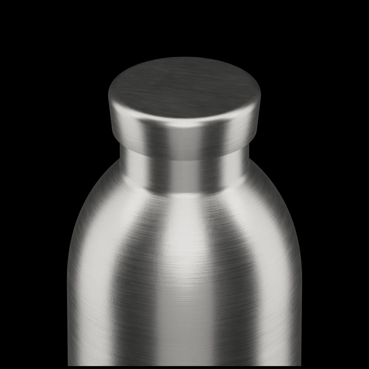 Brushed Steel 500 ml>24 Bottles Hot