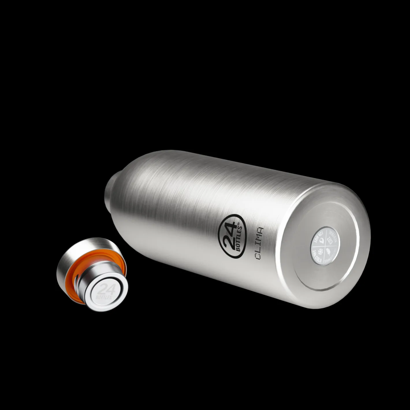 Brushed Steel 850 ml>24 Bottles Sale